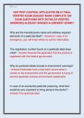 GHP PEST CONTROL APPLICATOR SM 47 FINAL  VERIFIED EXAM 2026&sol;2027 BANK COMPLETE 300  EXAM QUESTIONS WITH DETAILED VERIFIED  ANSWERS&vert;&vert; ALREADY GRADED A&plus;&vert;&vert;NEWEST EXAM&excl;&excl;&excl;
