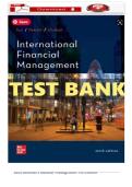 International Financial Management 9th Edition Test Bank by Cheol S&period; Eun & Bruce G&period; Resnick &vert; Chapters 1&ndash;20 &vert; Verified Questions & Answers &vert; 2026 Updated