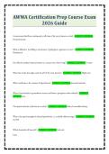 AWWA Certification Prep Course Exam 2026 Guide
