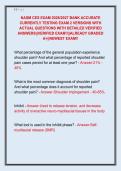 NASM CES EXAM 2026&sol;2027 BANK ACCURATE  CURRENTLY TESTING EXAM 2 VERSIONS WITH  ACTUAL QUESTIONS WITH DETAILED VERIFIED  ANSWERS&vert;&vert;VERIFIED EXAM&excl;&excl;&vert;&vert;ALREADY GRADED  A&plus;&vert;&vert;NEWEST EXAM&excl;&excl; 