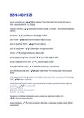 BSN-346 HESI 2026 QUESTIONS AND ANSWERS WITH COMPLETE SOLUTION
