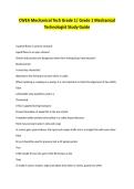 CWEA Mechanical Tech Grade 1&sol; Grade 1 Mechanical Technologist Study Guide