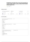 Straighterline Chemistry Final- deck 1 Exam Questions & Answers &vert; 100&percnt; Verified solutions &lpar;2026&rpar; UPDATE &vert;2026&excl;&excl; STUDY GUIDE EXAM
