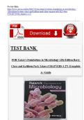 Test Bank for Talaro's Foundations in Microbiology&comma; 12th Edition by Barry Chess and Kathleen Park Talaro