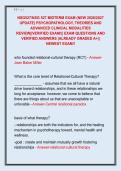 NSG527&sol;NSG 527 MIDTERM EXAM &lpar;NEW 2026&sol;2027  UPDATE&rpar; PSYCHOPATHOLOGY&comma; THEORIES AND  ADVANCED CLINICAL MODALITIES  REVIEW&vert;&vert;VERIFIED EXAM&excl;&vert;&vert; EXAM QUESTIONS AND  VERIFIED ANSWERS &vert;ALREADY GRADED A&plus;&vert;&vert;  NEWEST EXAM&excl;&excl;