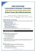 LMRT state exam prep Description LMRT STATE EXAM REAL EXACT QUESTIONS AND ANSWERS