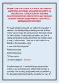NU 518 EXAM 3 INCLUDES ACCURATE AND VERIFIED  QUESTIONS COVERING ADVANCED CONCEPTS IN  THEORETICAL FOUNDATIONS OF NURSING  PRACTICE&vert;&vert;VERIFIED EXAM&excl;&excl;&excl;&vert;&vert;TOPICS MAY INCLUDE  NURSING THEORY DEVELOPMENT&comma; CONCEPTUAL  MODELS&vert;&vert;NEWEST EXAM&excl;&excl;&excl;