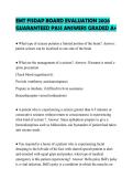 EMT FISDAP BOARD EVALUATION 2026 GUARANTEED PASS ANSWERS GRADED A&plus;
