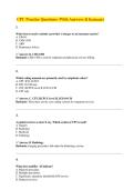 CPC Practice Questions &lpar;With Answers & Rationale&rpar;