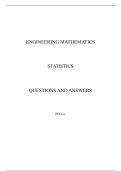 Statistics Practice Questions and Answers
