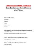 LMR Georgette&rsquo;s PMHNP Certification Exam Questions and Correct Answers&vert; Latest Update