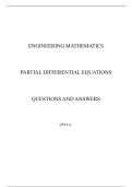 Partial Differential Equations Practice Questions and Answers