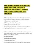ENPC 6TH EDITION PROFESSIONAL TEST BANK 2026 COMPLETE 100 PLUS QUESTIONS AND CORRECT ANSWERS PRACTICE SOLUTION STUDY PACK GRADED A&plus;