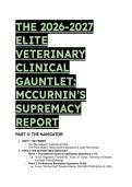 2026&sol;2027 Elite Veterinary Technician Test Bank & Exam Prep &vert; McCurnin&rsquo;s Clinical Textbook 11th Edition