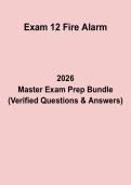 Fire Alarm Exam 12 Questions & Answers PDF &vert; Fire Alarm Systems Certification Test Prep