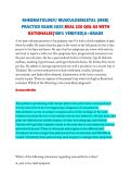 RHEUMATOLOGY&sol; MUSCULOSKELETAL &lpar;MSK&rpar; PRACTICE EXAM 2025&vert;REAL 220 QS& AS WITH RATIONALES&vert;100&percnt; VERIFIED&vert;A&plus;GRADE