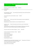 Microbiology Test Questions and All Correct Answers&period;