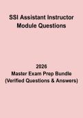 SSI Assistant Instructor Module Questions & Answers PDF &vert; Scuba Diving Instructor Certification Prep