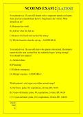 NCOEMS EXAM 2 QUESTIONS AND ANSWERS 2026