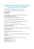 Shadow Health &vert; Tina Jones &vert; Cardiovascular  Questions and Answers 2026-2027