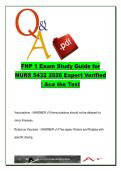 NURS 5432 FNP 1 Exam &lpar;NURS5432&rpar; &ndash; 400 Questions on Pediatrics&comma; Women&rsquo;s Health & Geriatrics Study Guide 2026