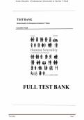 Test bank for Human Sexuality&colon; A Contemporary Introduction 1st Edition with test questions and answers graded A&plus;