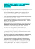 Biology 5236 Practice Exam Questions with Guaranteed Pass Solutions 2025&sol;2026&period;