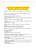 ArcGIS Pro Foundation Certification Questions and Answers 2026-2027