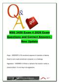 NSG 3450 Exam 4 &ndash; 250&plus; Questions & Answers &vert; Psychiatric Nursing&comma; Violence&comma; Schizophrenia &vert; 2026