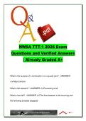NWSA TTT-1 Exam &ndash; 120&plus; Questions & Answers &vert; Tower Safety&comma; Fall Protection&comma; OSHA & RF Safety &vert; 2026