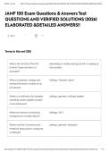 JAMF 100 Exam Questions & Answers Test QUESTIONS AND VERIFIED SOLUTIONS &vert;2026&vert; ELABORATED &DETAILED ANSWERS&excl;&excl;