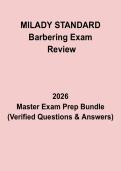 Milady Standard Barbering Exam Review PDF &vert; Barbering Licensing Test Prep Guide