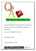 UGA History Exemption Test &ndash; 700&plus; Questions & Answers &vert; US History&comma; Civil War&comma; Reconstruction & Civil Rights &vert; 2026