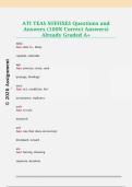 ATI TEAS SUFFIXES Questions and  Answers &lpar;100&percnt; Correct Answers&rpar;  Already Graded A&plus;