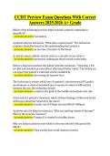 CCHT Preview Exam Questions With Correct  Answers 20252026 A&plus; Grade