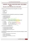 Current Affairs Question Bank November 2019 &ndash; Complete Practice Questions & Answers
