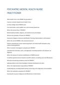 PSYCHIATRIC-MENTAL HEALTH NURSE  PRACTITIONER  What model of care is the PMHNP role grounded in&quest;  A person-centered&comma; biopsychosocial model of care&period;  List three settings where PMHNPs work&period;  Crisis intervention&comma; acute inpatient care&comma; and community-based car