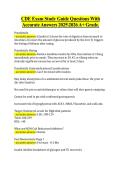 CDE Exam Study Guide Questions With  Accurate Answers 20252026 A&plus; Grade&period; 