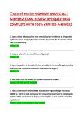 Comprehensive HIGHWAY TRAFFIC ACT MIDTERM EXAM REVIEW OPC QUESTIONS COMPLETE WITH 100&percnt; VERIFIED ANSWERS
