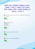 NURS 5432&sol; NURS5432 Midterm Exam &ndash; Family I &lpar;FNP 1&rpar; Guide&vert; UTA &lpar;Latest 2026 Update&rpar; 100&percnt; Verified Questions & Answers &vert; Grade A