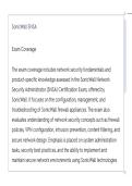 SonicWall SNSA ACTUAL EXAM LATEST UPDATE THIS YEAR QUESTIONS AN DETAILED ANSWERS