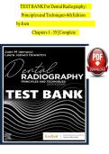 Test Bank For Dental Radiography Principles And Techniques&comma;&lpar; 6th Edition 2024&rpar;&comma; By Joen Iannucci &comma;Laura Howerton&vert;&vert;ALL CHAPTERS INCLUDED&vert;&vert;CORRECT ANSWERS WITH RATIONALES