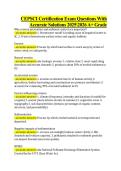 CEPSCI Certification Exam Questions With  Accurate Solutions 20252026 A&plus; Grade