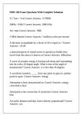 DMS 104 Exam Questions With Complete Solutions