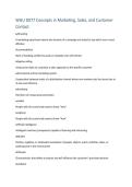 WGU D077 Concepts in Marketing&comma; Sales&comma; and Customer  Contact  A&sol;B testing  A marketing experiment where two variants of a campaign are tested to see which one is most  effective  Accommodation  Style of handling conflict focused on empathy over self-inter