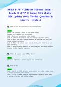 NURS 5433&sol; NURS543 Midterm Exam &ndash; Family II &lpar;FNP 2&rpar; Guide&vert; UTA &lpar;Latest 2026 Update&rpar; 100&percnt; Verified Questions & Answers &vert; Grade A