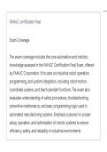 FANUC certification final EXAM LATEST UPDATE THIS YEAR QUESTIONS AN DETAILED ANSWERS
