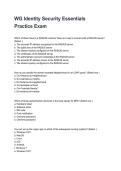 WG Identity Security Essentials Practice Exam REVISED AND UPDATED FOR 2026&sol;2027 ACTUAL EXAM COMPLETE QUESTIONS AND CORRECT DETAILED ANSWERS &lpar;VERIFIED ANSWERS&rpar; &vert;ALREADY GRADED A&plus;&vert;&vert;BRAND NEW&excl;&excl;