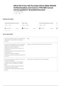 OSHA SST 8-Hour Fall Prevention EXAM &lpar;2026&rpar; UPDATE Verified Questions And Answers &vert; With 100&percnt; Correct Answers graded A&plus; Guaranteed Success&excl;&excl;
