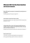 NRA basic RSO Test Key Exam Questions and Correct Answers